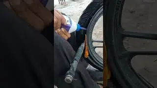 CARA NGISI CAIRAN TUBLES YANG SANGAT PRAKTIS BENGKEL BAN BENGKEL TAMBAL #shorts