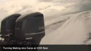 Yamaha twin F250 Test Run.