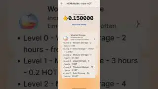 Как добывать новую монету HOT #crypto #hot #near