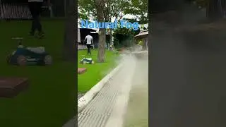 Heavenly Scenery with High Pressure Fogging System #landscaping #misting #fogging #mistnozzle