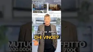Mutuo o affitto?🤔Qual'&egrave; meglio? #broker #perte #mutuo #primacasa #affitto