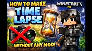 Timelapse Magic In Minecraft Pe Without Any Mod 