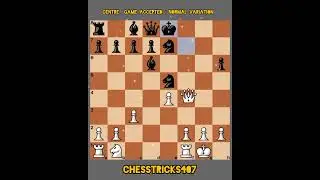 Centre  game accepted | normal variation #chess #love #chessopening #chessstrategy
