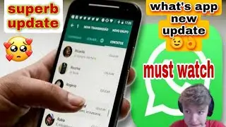 New what's app update 😃🔥@technical gurug #technology #whatsapp