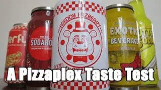 A Pizzaplex Taste Test: Trying Real Life Sodaroni and Exotic Beverage