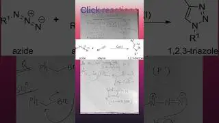Click reactions||1,3dipolar addition reaction.#nobelprize #reaction#organicchemist #organicsynthesis