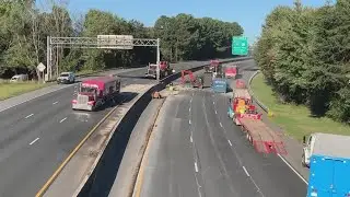 I-40 closed in Winston-Salem after crash