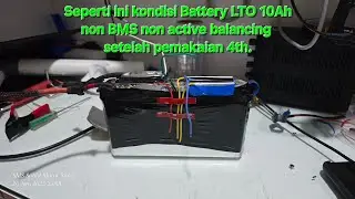 Review Battery LTO 10Ah by sms setelah 4th non BMS non active balancing pouch 6S di new nmax 2020