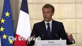 Macron: Europeans must stop being naive after submarine row