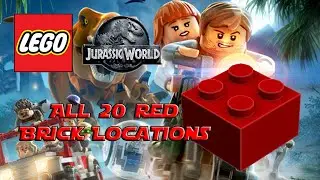 Lego Jurassic World - Red Brick Location Guide - Red Brick #10 (No Commentary | PS4)