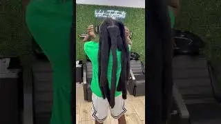 30 years of dreads cut and converted into flat wicks  #wicks #bonks #locs #locstyles  @ val_taffcuts