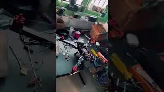 Radiolink crossflight flight control drone assembly
