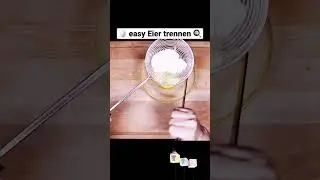 Eier trennen wie ein Profi 🥚 #shorts #lifehacks #eier