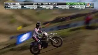 High Point 250 Moto 2: Osborne Passes A. Martin