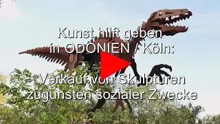 Kunst hilft geben in Odonien.  Verkauf von Skulpturen zu sozialen Zwecken.