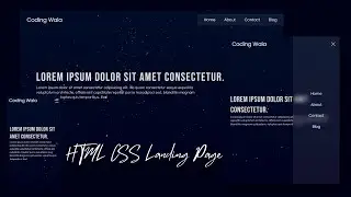 HTML SCSS Landing Page