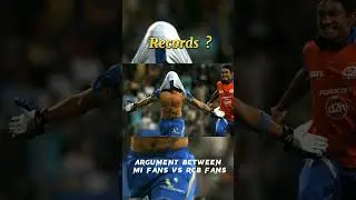 Argument between mi fans vs rcb fans #ipl