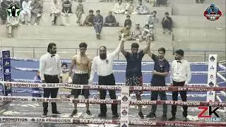 International Knockout Fight Night | Qamar Mujeeb vs Kashif Jan | Peshawar | 3rd Round TKO Victory