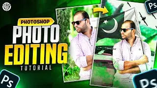 14 August Special Photo Editing | Pakistan Independence Day | Photoshop Tutorial | BOSS GFX