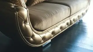 Gold Sofa Luxury in Modern Loft | Stock Footage - Videohive