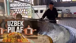 Uzbek Wedding Plov Secrets Revealed! 5+ Tons Cooked in 22 Giant Pots!