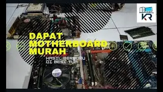 I've bought a motherboard PC in Recycling Bin, Very Cheap 😊 #motherboard #intel #ddr2 #dualcore
