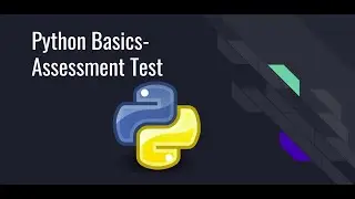 Python Basics   Assessment Test 1