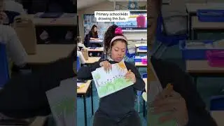 Рисование Солнца в начальной школе