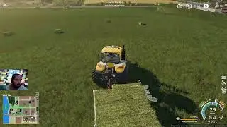 Farming Simulator 19 Готовимся к коровам. Работа в полевых условиях (Co-op)