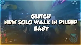 ZOMBIES IN SPACELAND GLITCHES - NEW SOLO WALK IN PILEUP EASY (INFINITE WARFARE GLITCHES)