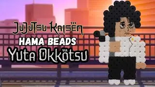 Yuta Okkotsu Culling Games Hama Beads Jujutsu Kaisen 🗡️ Pixel Art Time Lapse