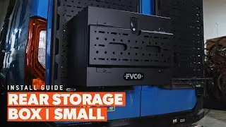 Rear Storage Box (Small) Installation Guide - Flatline Van Co.