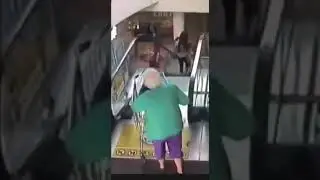 Shopping Trolley Vs Escalators Fail