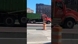 Construction Truck in Action &mdash; Brooklyn, New York City Streets