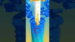 Stack Ball- Crash Platforms 🏀🏈 #1000subscriber #new best game ki short video