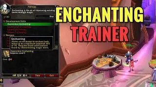 Exodar Enchanting Trainer Location (WoW TBC)