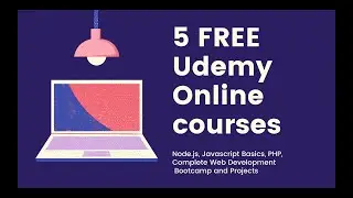 5 Free Online Udemy paid Courses || JavaScript || Node.js || Web-D Bootcamp || PHP || Web-D Projects
