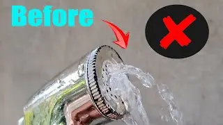 Don't throw it away! Simple Tip save your money to Fix Low faucet water at home