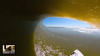 6sec BARRELS On The EAST COAST?!  |  LIGHTHOUSE Goes OFF
