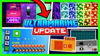 🔥ACTUALIZACI&Oacute;N ULTRAMARINE para MCPE 1.21.X!! 😱 | +40 FUNCIONES &Uacute;TILES! | LA MEJOR TEXTURA BEDROCK!!