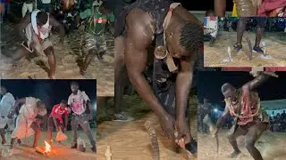 Entrée des lutteurs à NGUENIENE 23 déc 2023 NGAGNE SÉNE, NDIANGAR, BIRAME MBISSINE, SÉLÉ, DIAMTERY