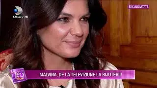 Teo Show(25.02.2021) - EXCLUSIV | Viata ca un diamant! Malvina, de la televiziune la bijuterii!