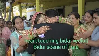 Very heart touching bidaai wedding scene of Fara