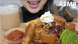 ASMR Jammin Gran French Toast Double Smoked Bacon, Sausage with Avocado *Relaxing Soft Eating Sounds