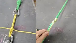 2 Tension Locking System / Rope Tensioner#practical #knot #ropework #diyrope