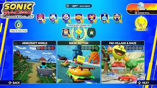 SONIC RACING CROSSWORLDS - Grand Prix 9 Walkthrough (DLC Tracks)