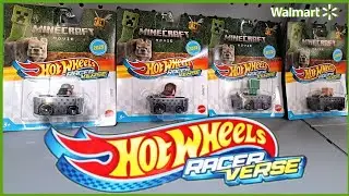 Hot Wheels RacerVerse New Toys Race Through Walmart Minecraft Movie, Venomized Spider-Man, Jurassic