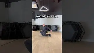 Behind the practicing process // to explore the movement is very important