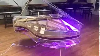 A Luxury Piano  - fully transparent iDyllic Excellence Acrylic Grand Piano