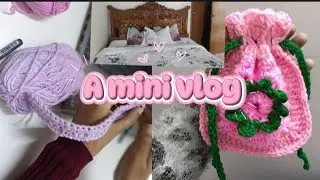 A calm daily mini vlog | Crochet, skincare & soft living . 